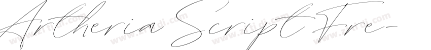 Artheria Script Fre字体转换